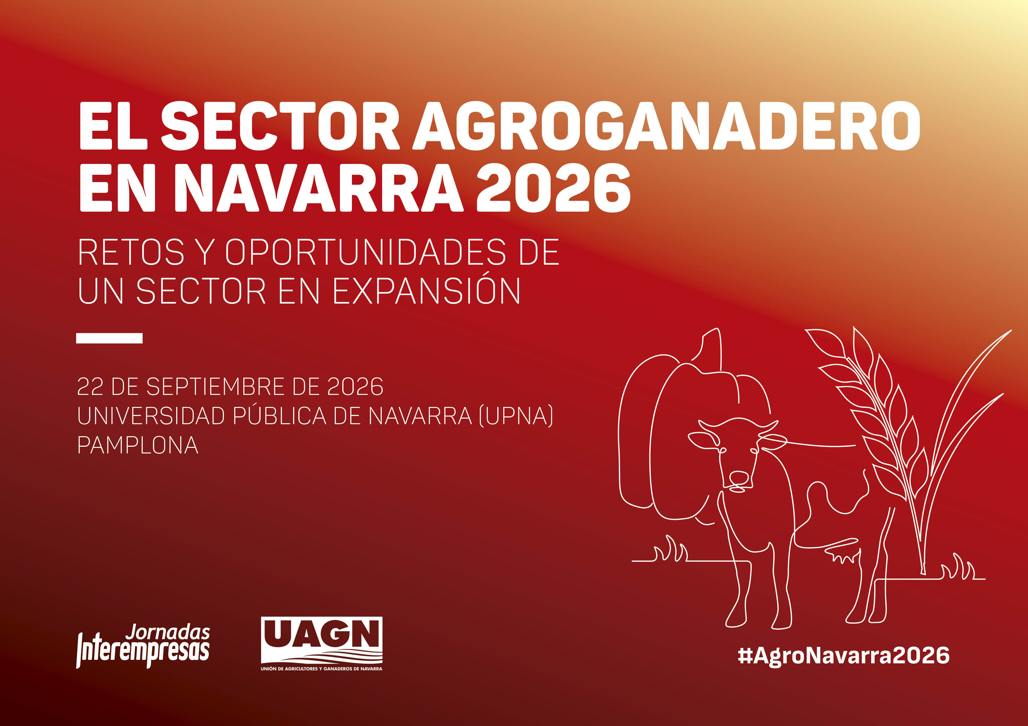 Cartel de El sector agroganadero en Navarra 2026