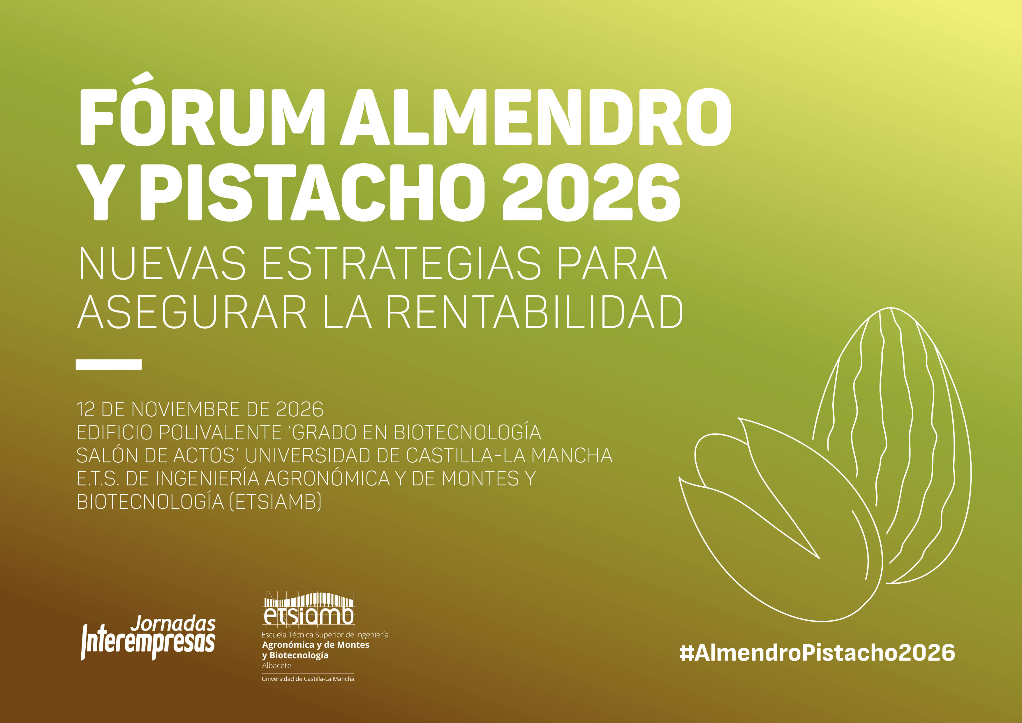 Cartel de F�rum Almendro y Pistacho 2026