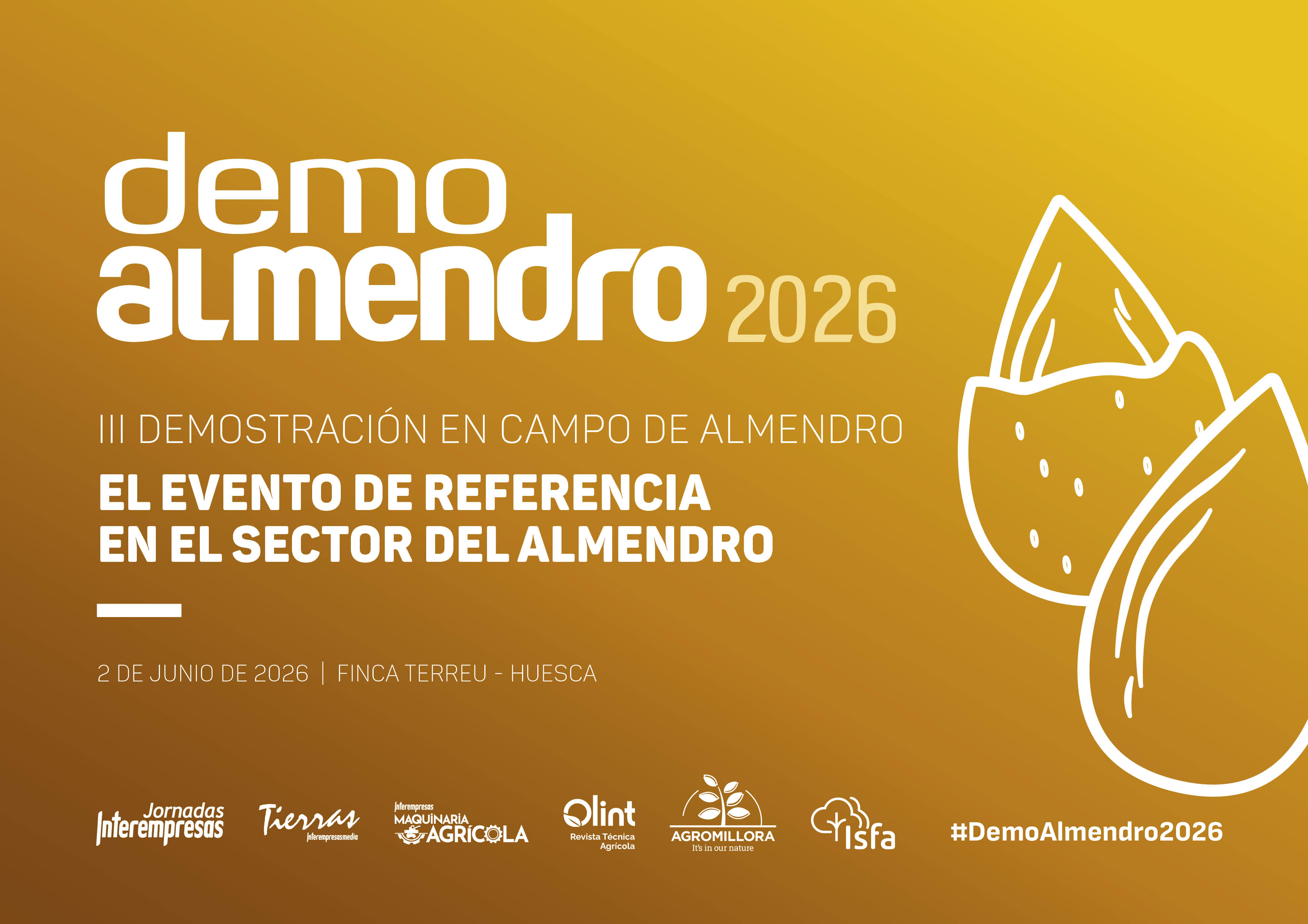 Cartel de III Demostraci�n en campo de almendro 2026