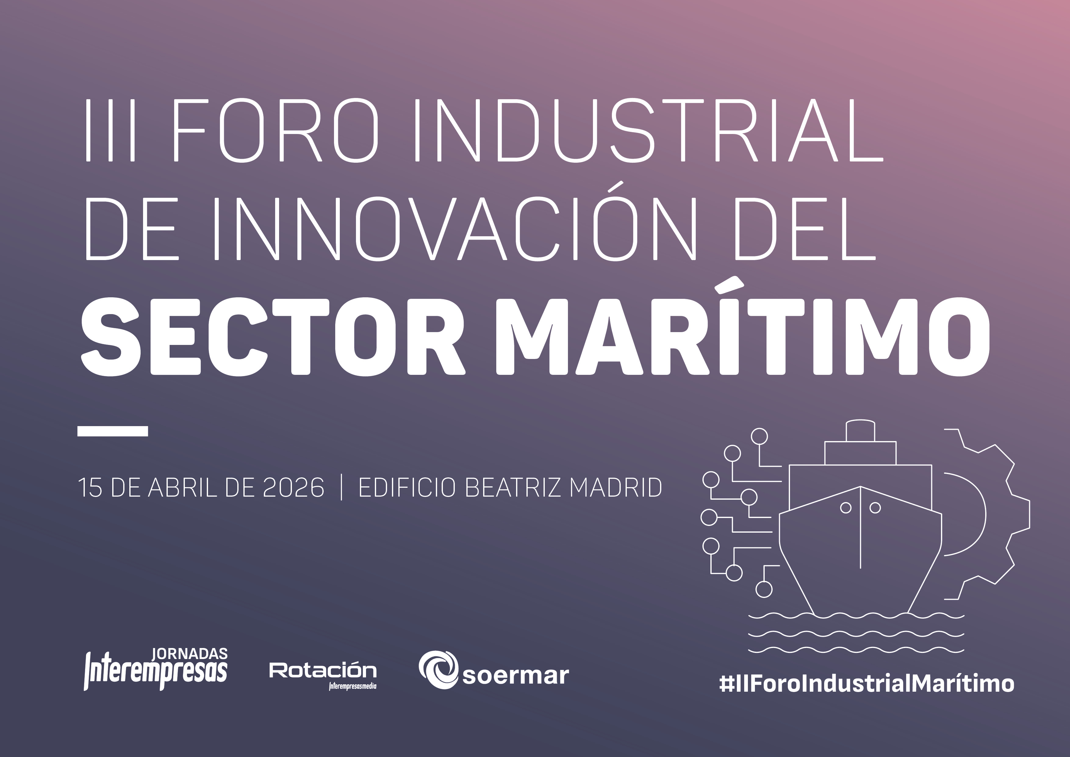 Cartel de Foro Industrial de Innovaci�n del sector Mar�timo 2026