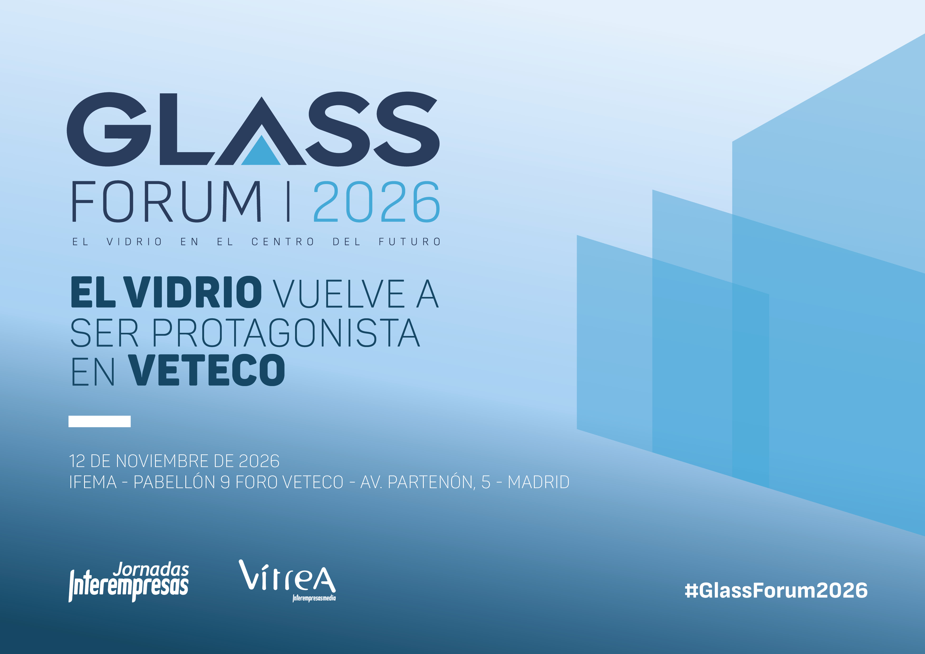 Cartel de Glass Forum 2026