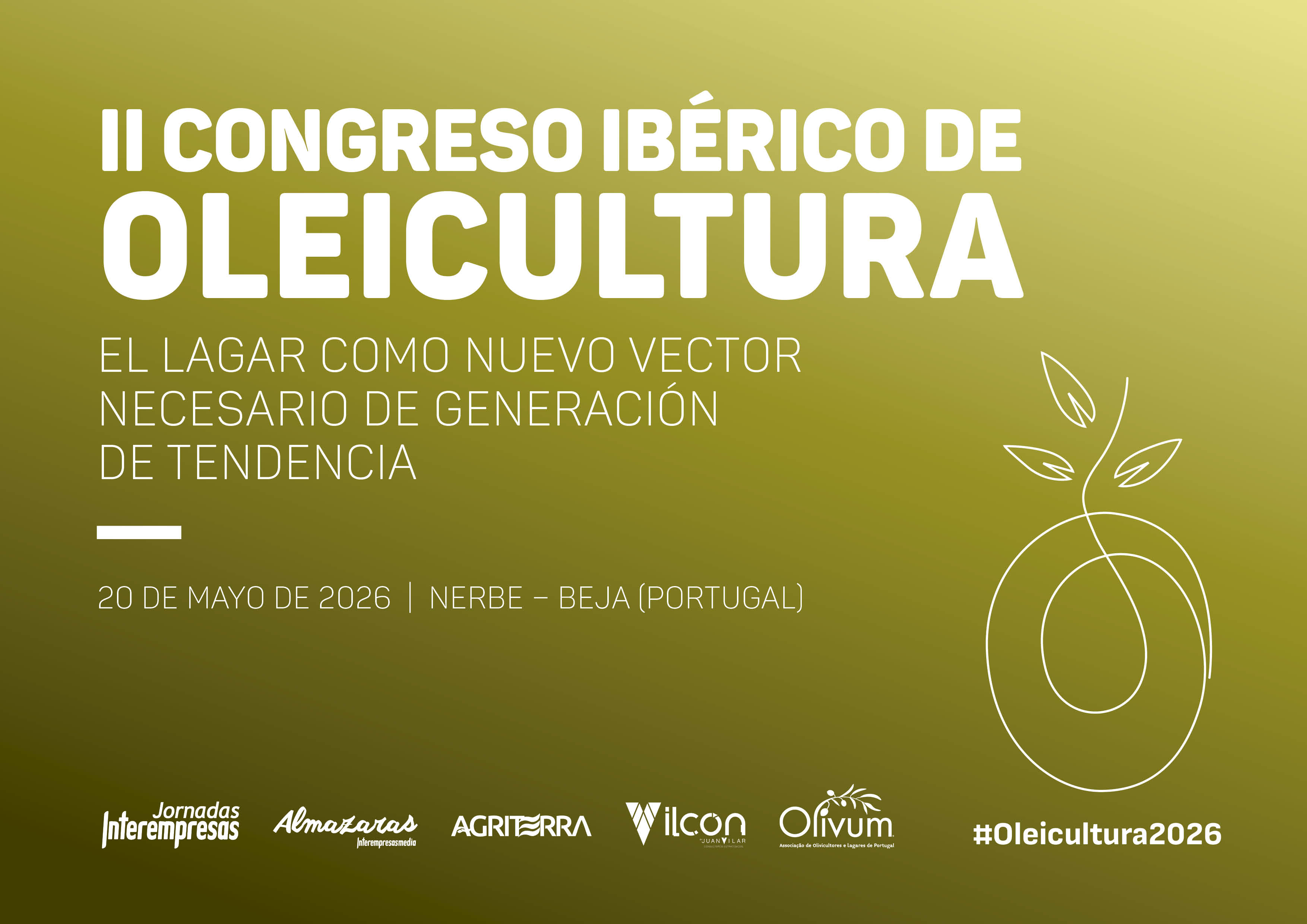 Cartel de Congreso ib�rico de oleicultura 2026