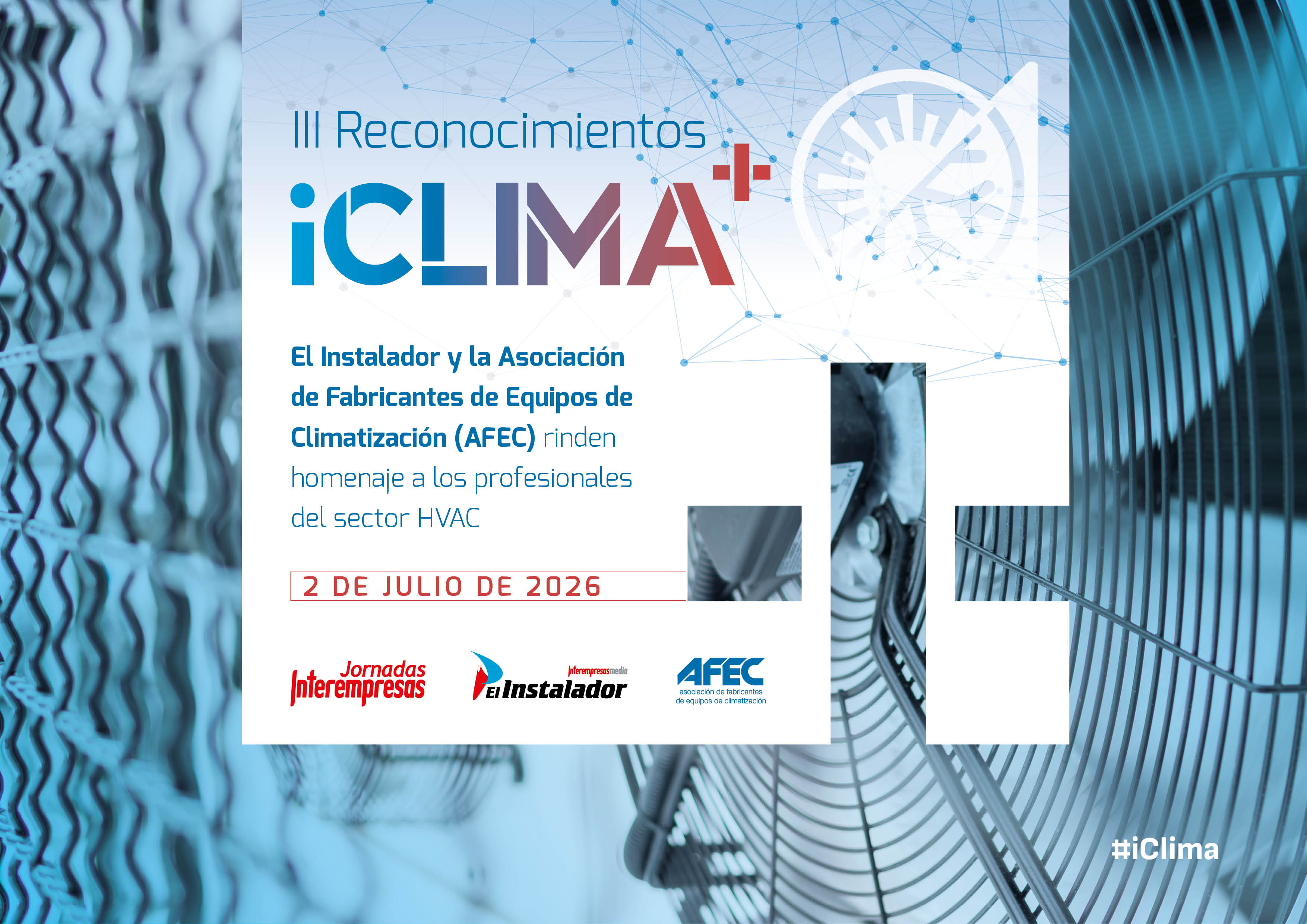 Cartel de III Reconocimientos iClima +
